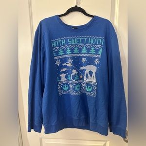 Blue Star Wars Christmas Sweater